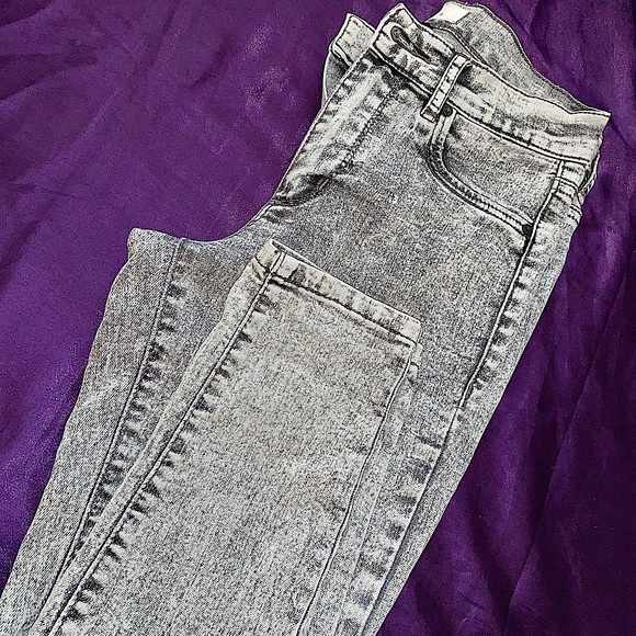 Garage Grey Washed Denim Jeans - Picture 1 of 6